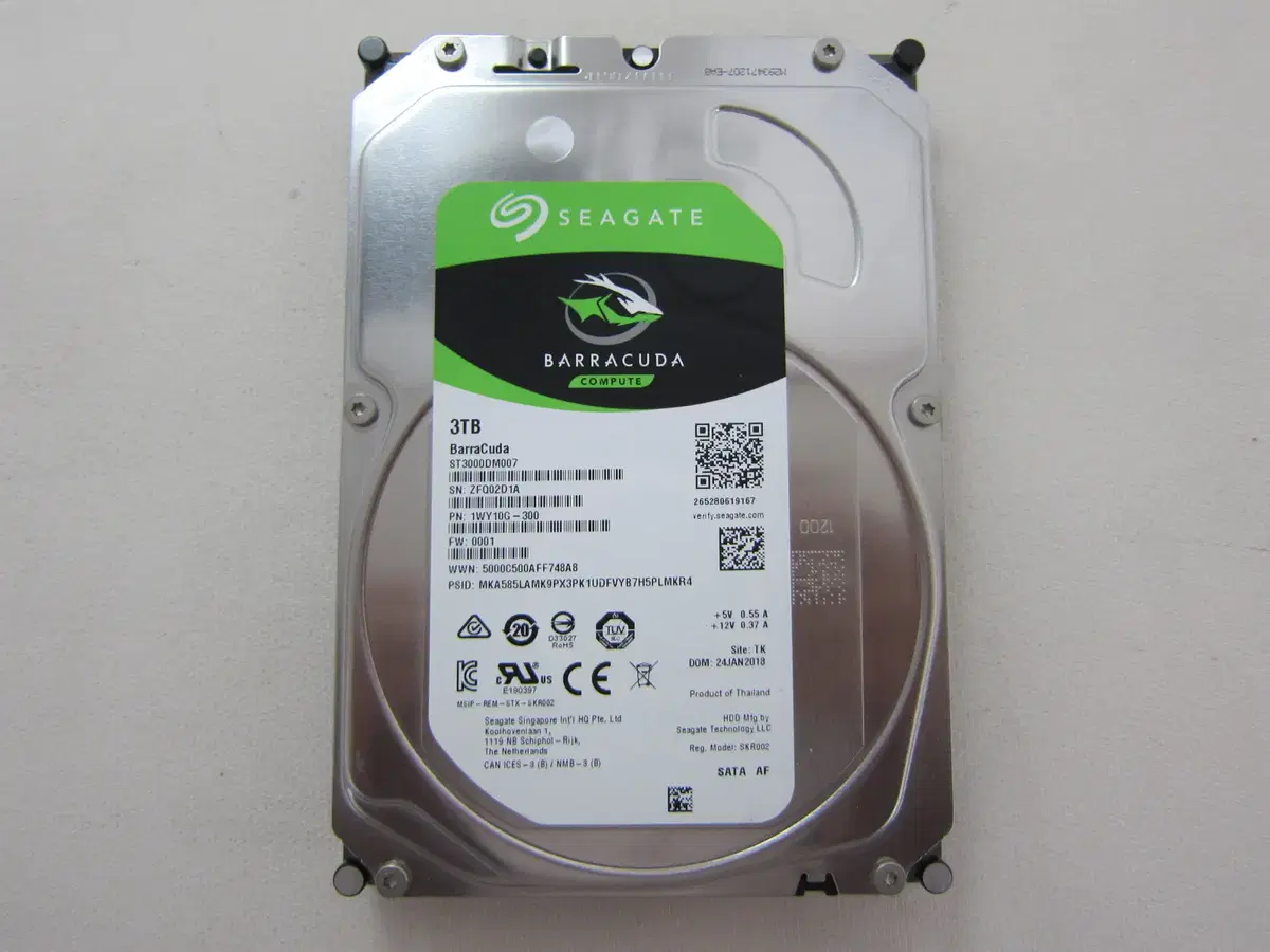 Seagate 하드디스크  BarraCuda 5400/256M 3TB